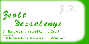 zsolt wesselenyi business card